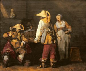 Interior de una Posada, 1636 de Gerard ter Borch